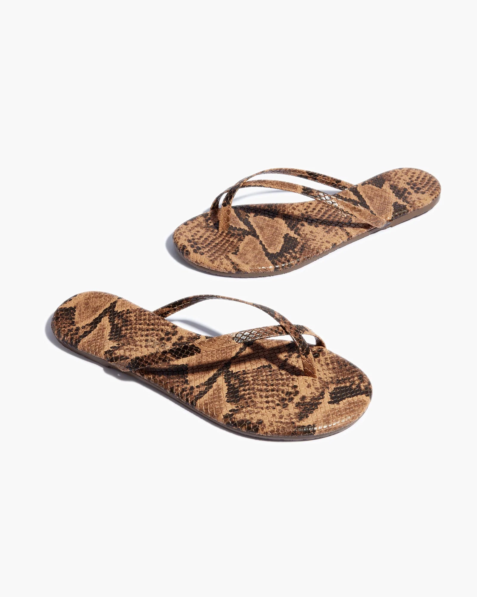 TKEES Riley Vegan Animal Women's Sandals Snake | OJBYLF-407