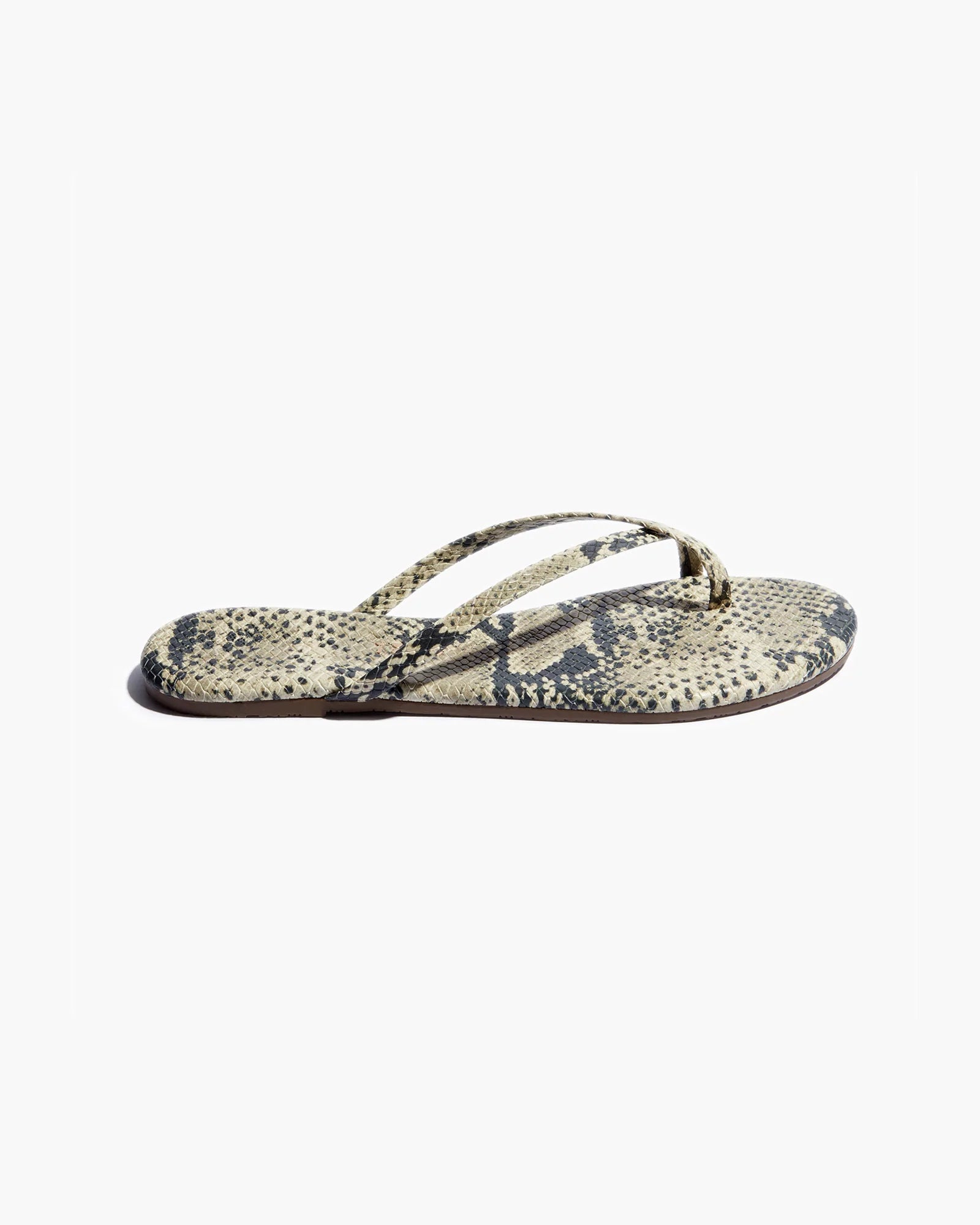 TKEES Riley Vegan Animal Women's Sandals Brown Snake | ZFSEBC-598