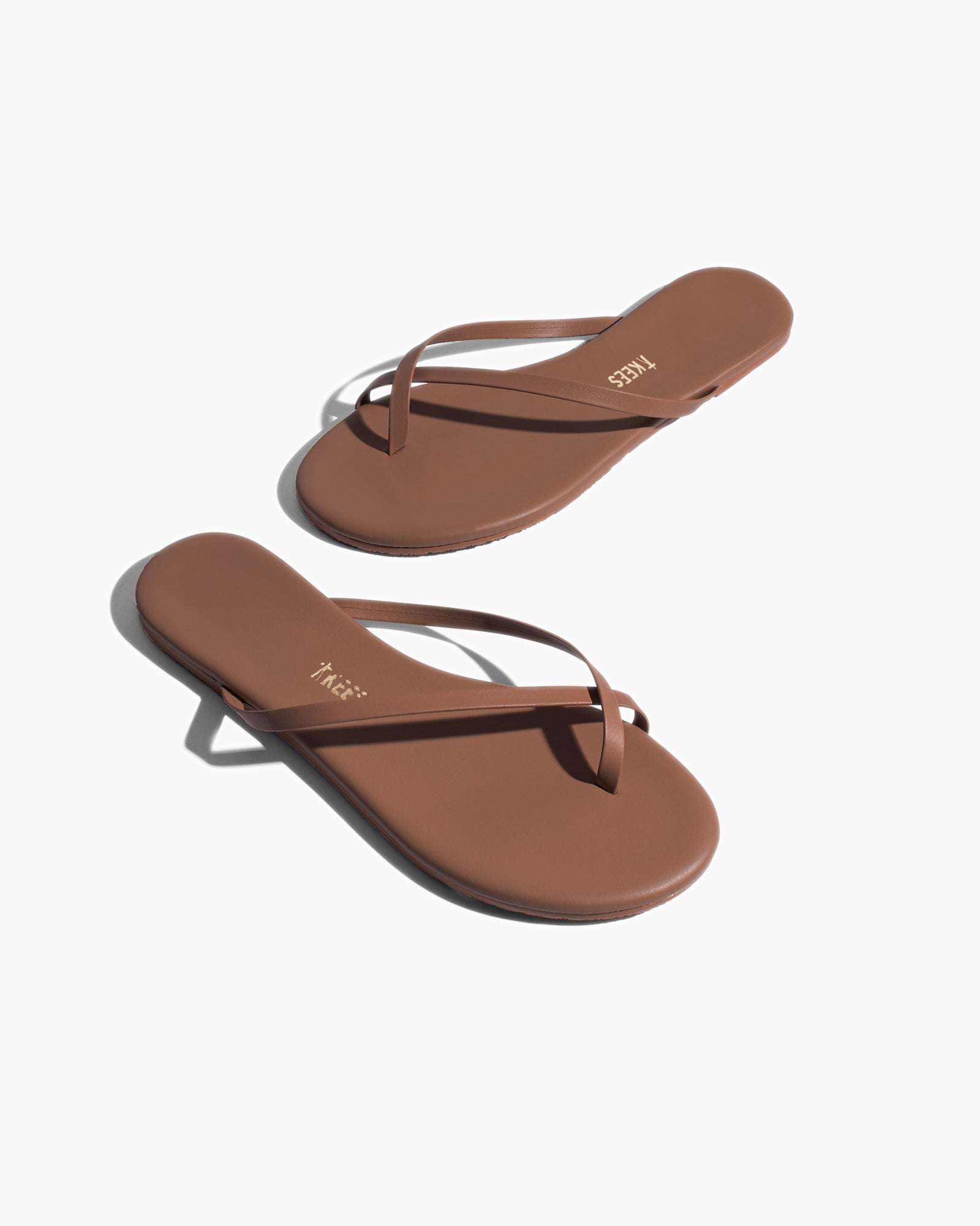 TKEES Riley Vegan Women's Sandals Brown | XHOPGN-832