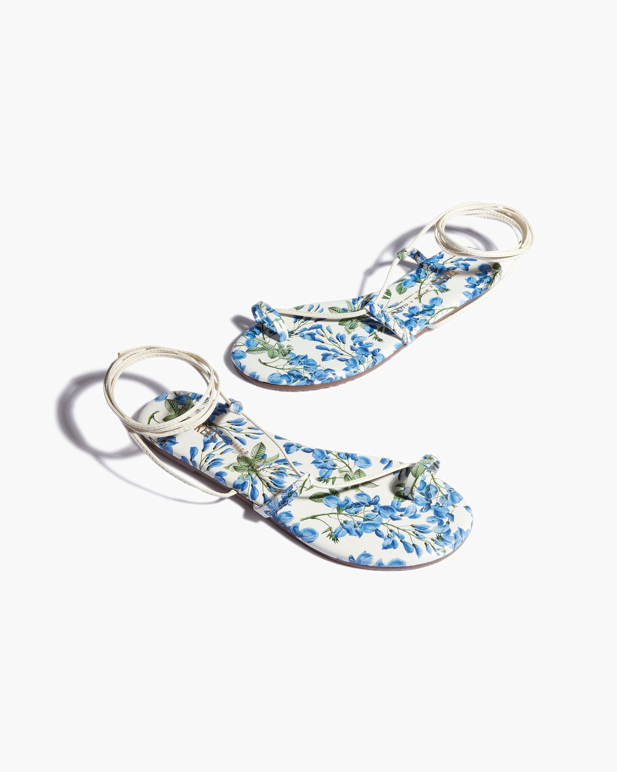 TKEES TKEES x Alice + Olivia Jo Women's Sandals Blue | TIMYUF-392