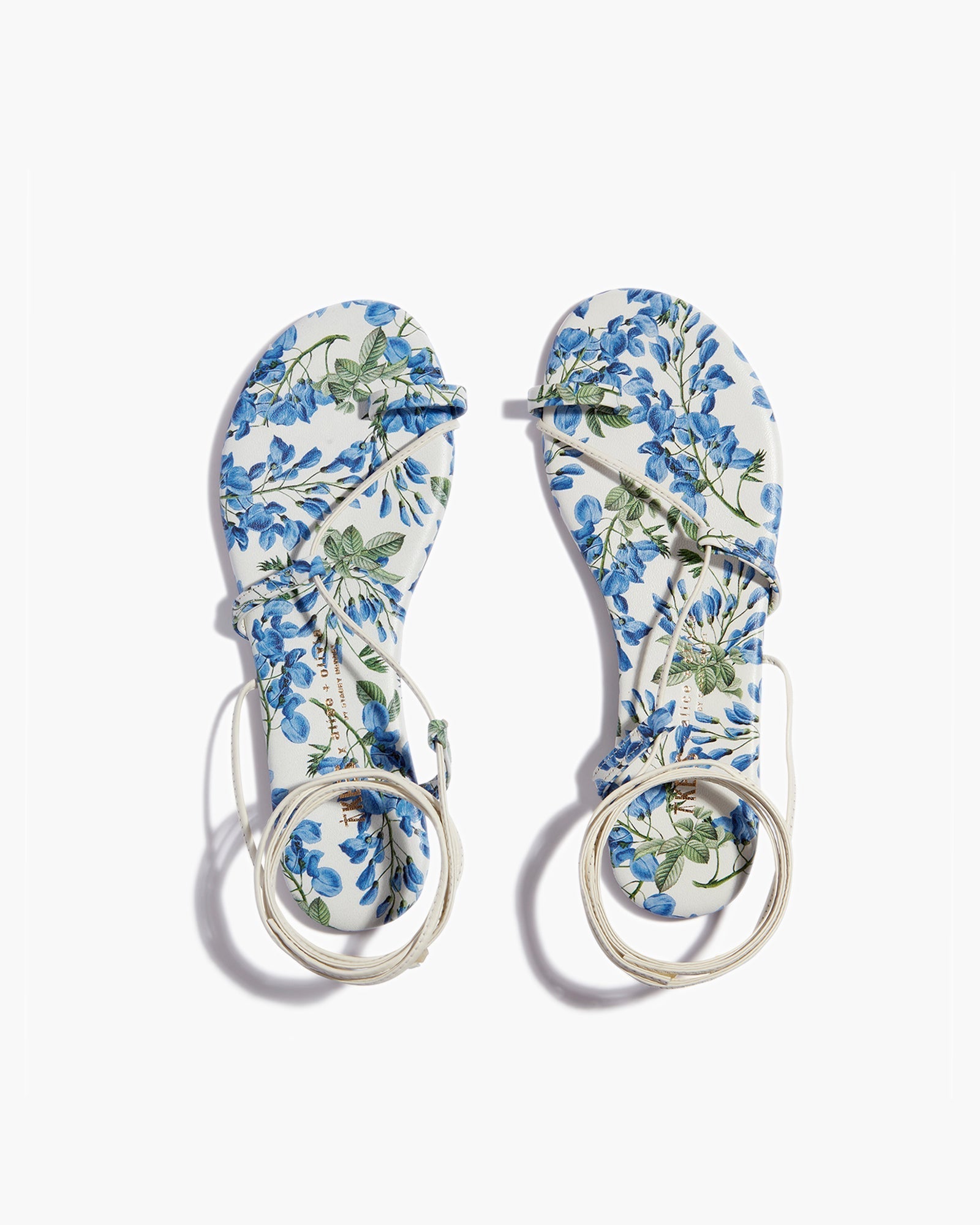 TKEES TKEES x Alice + Olivia Jo Women\'s Sandals Blue | TIMYUF-392