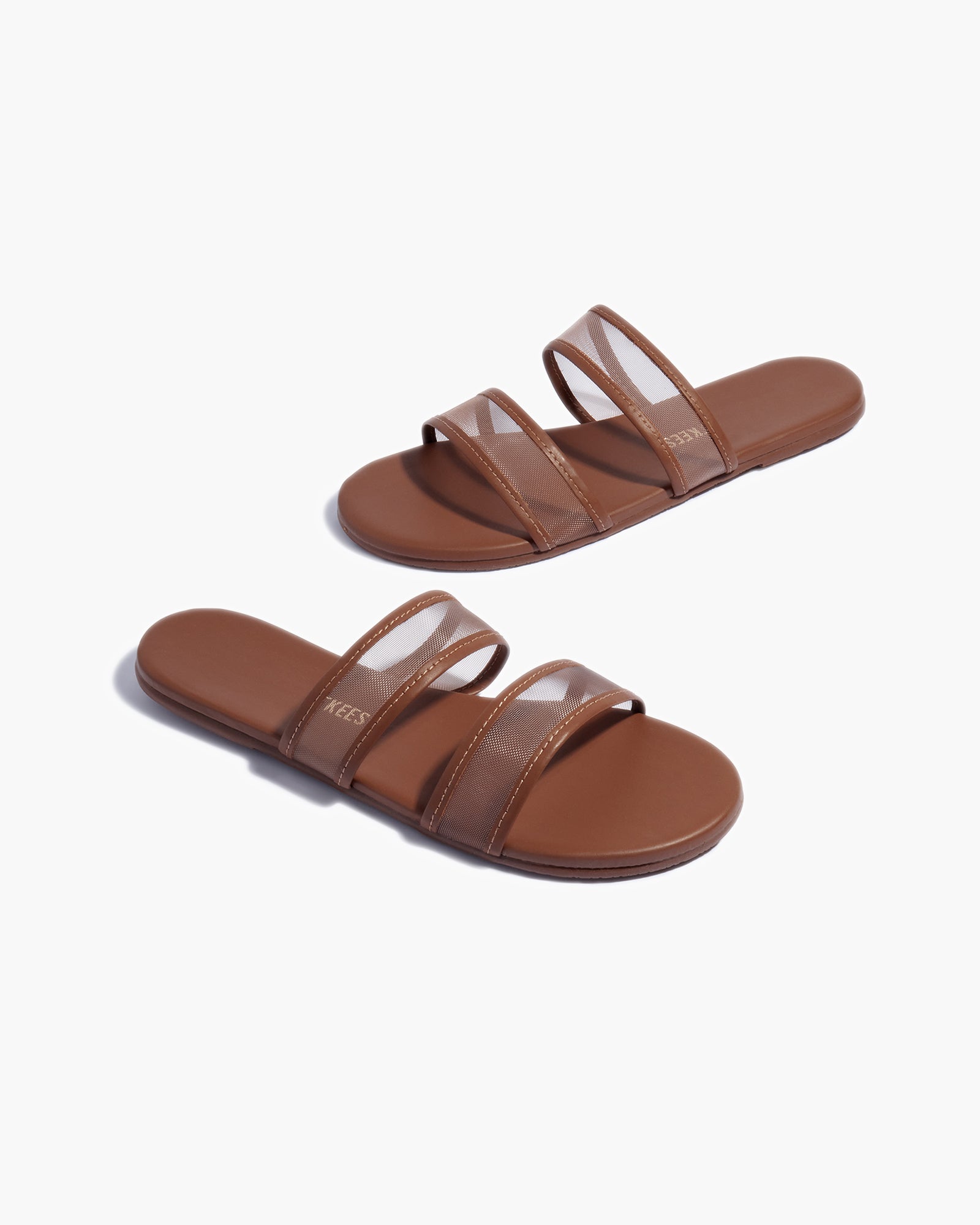 TKEES Viv Women's Slides Brown | OHZNVB-293