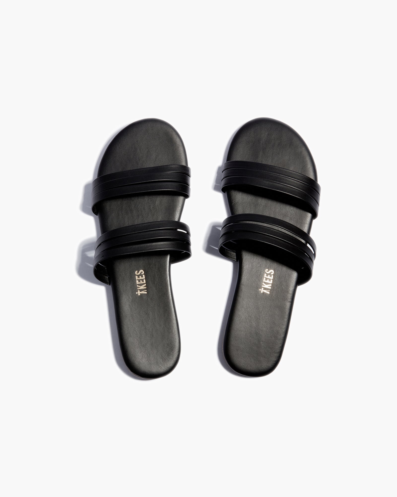 TKEES Allegra Women's Slides Black | EQYTXU-581