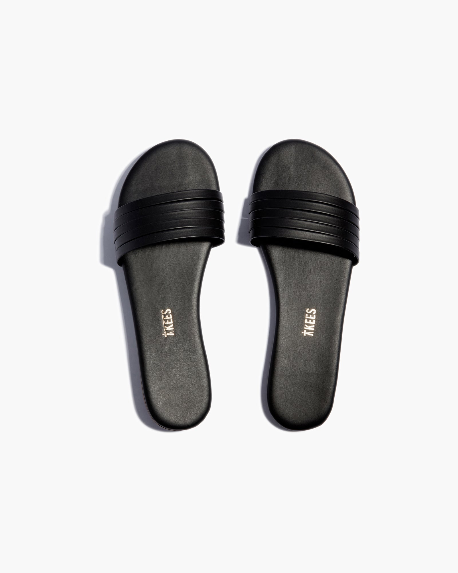 TKEES Austyn Women's Slides Black | UZRESC-983