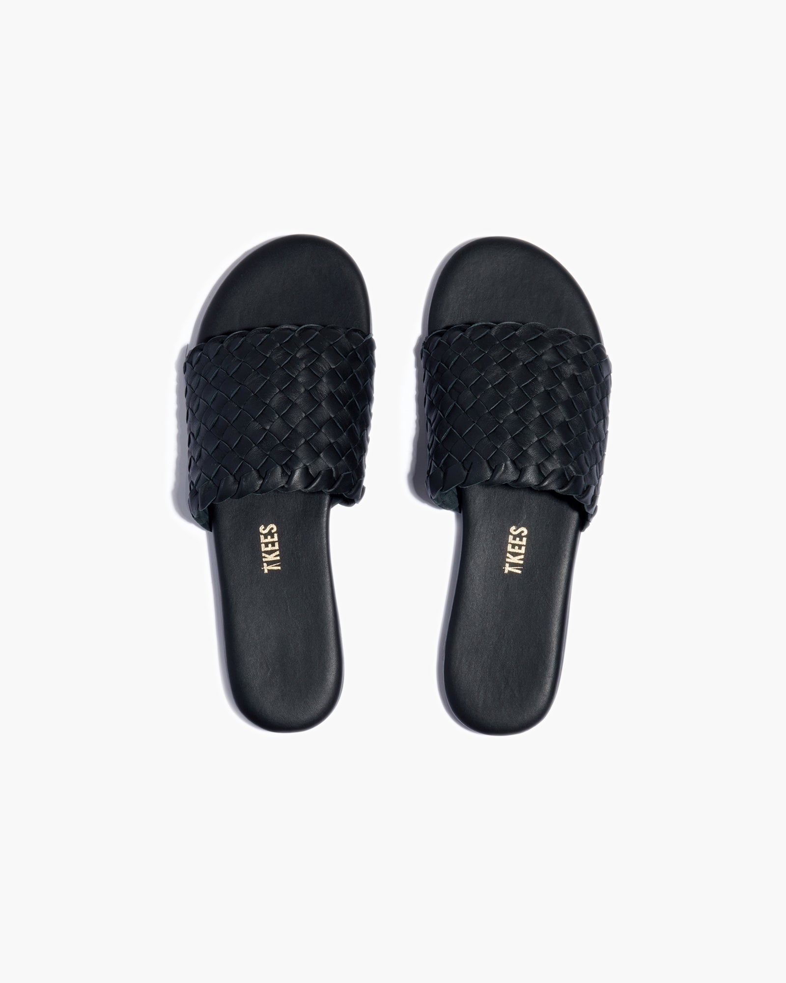 TKEES Betty Women's Slides Black | UZVJFY-548