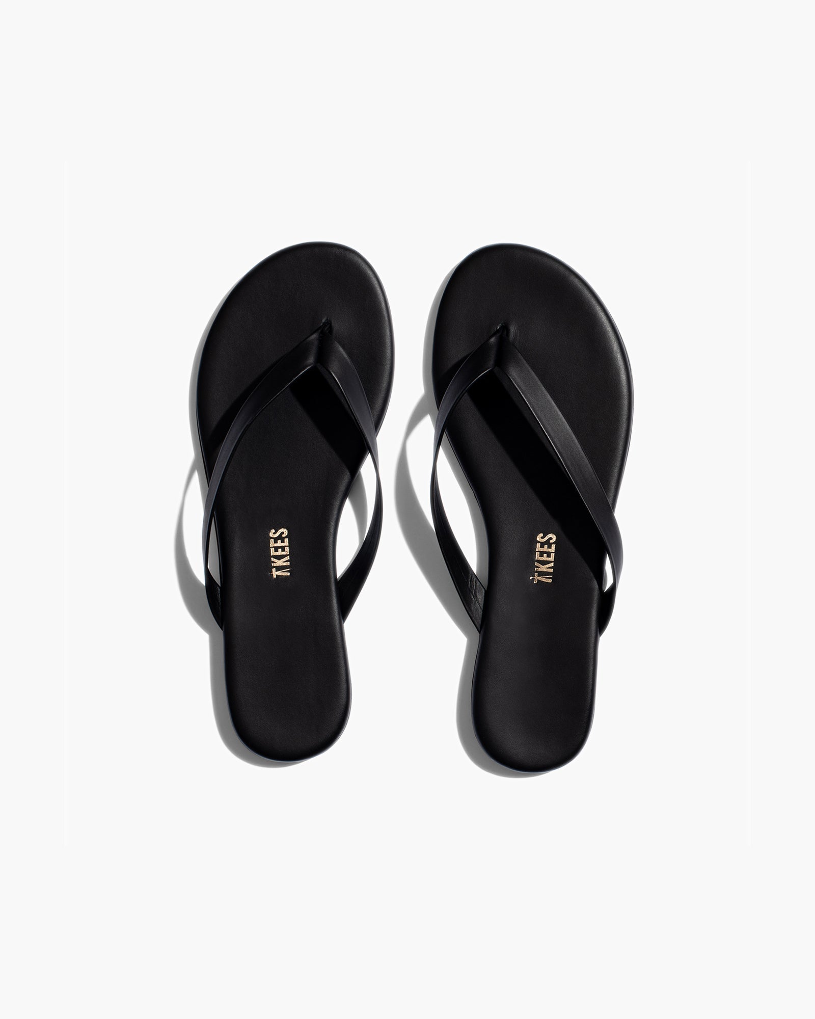 TKEES Boyfriend Vegan Women's Flip Flops Black | XOFVQD-019