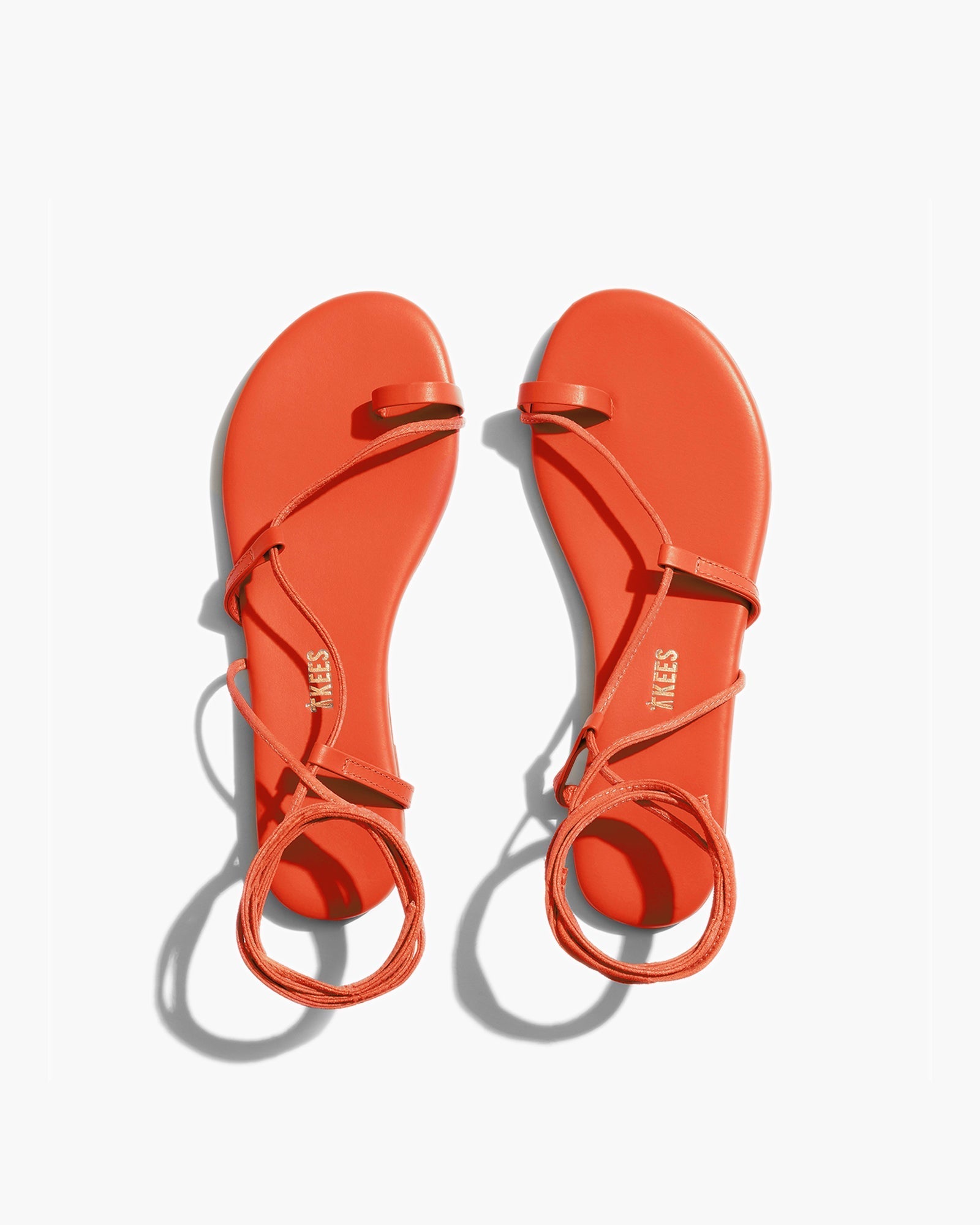 TKEES Jo Pigments Women's Sandals Orange | XECBNO-249