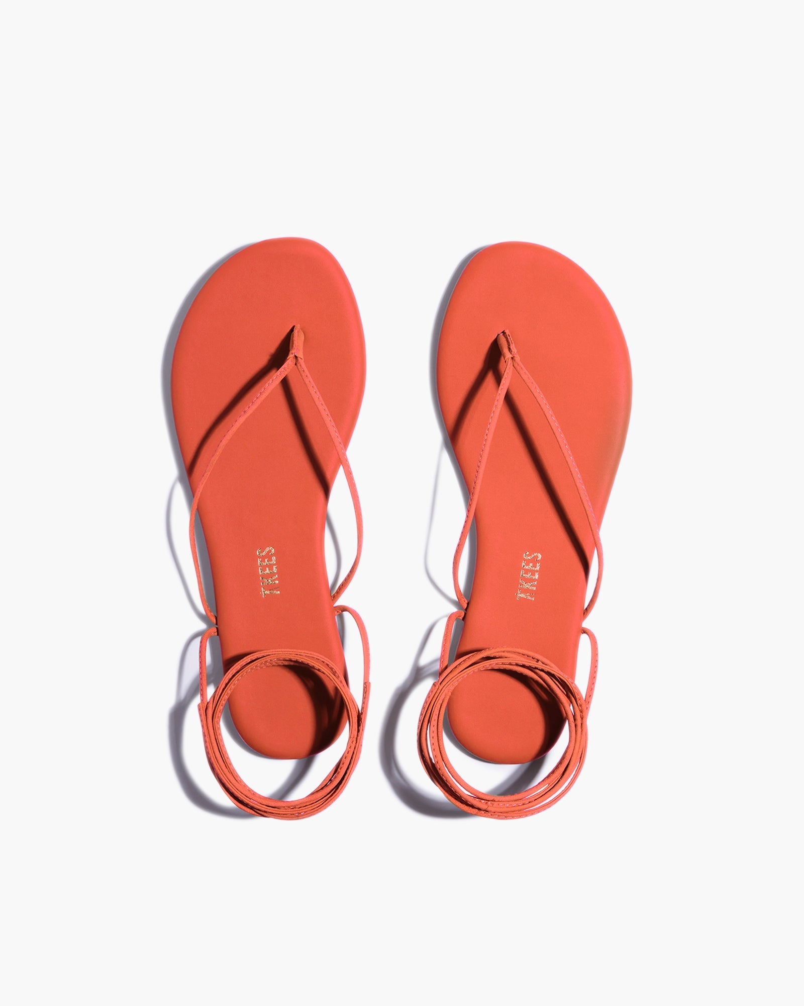 TKEES Lilu Pigments Women's Sandals Orange | TABUDG-594