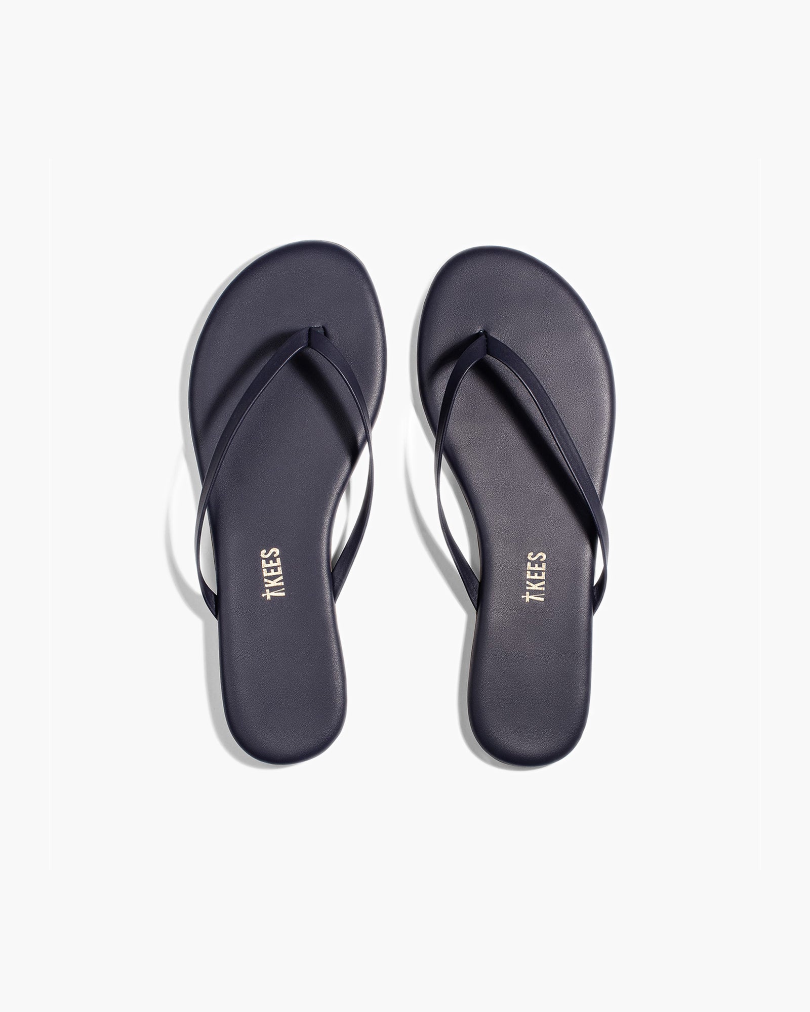 TKEES Lily Liners Women's Flip Flops Black | LHMJWQ-751