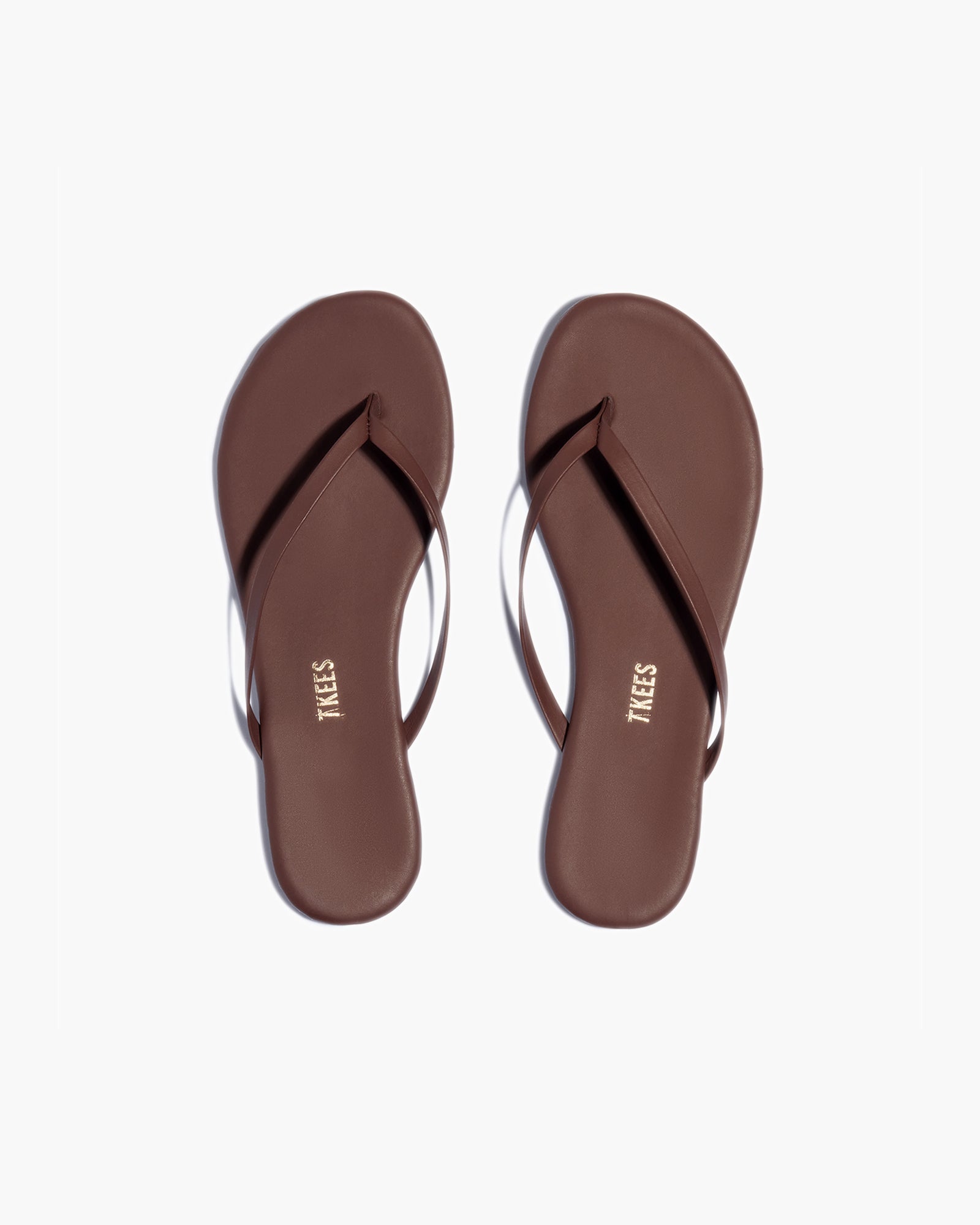 TKEES Lily Nudes Women's Flip Flops Brown | POXDCZ-485