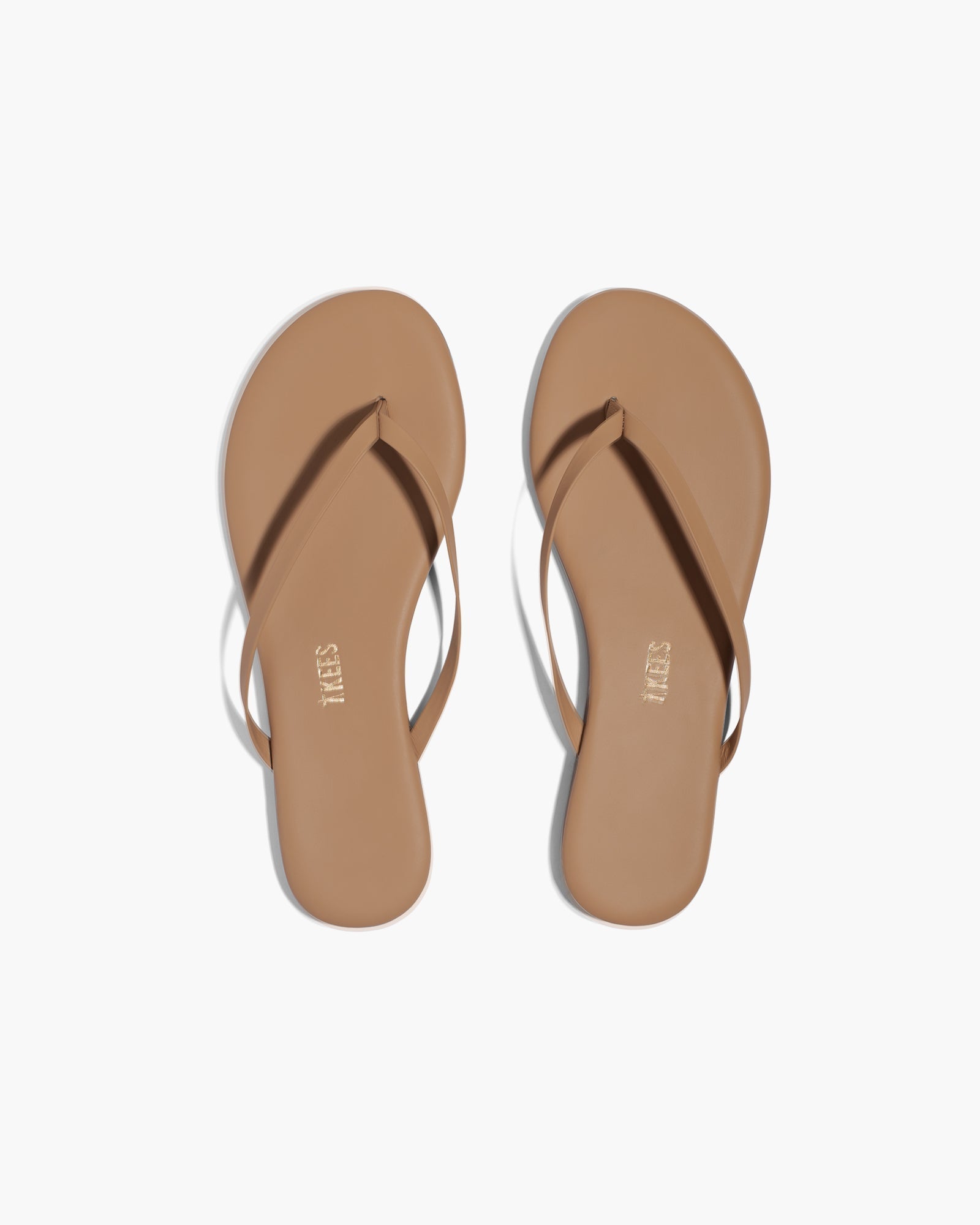 TKEES Lily Nudes Women's Flip Flops Brown | XFKTZN-516