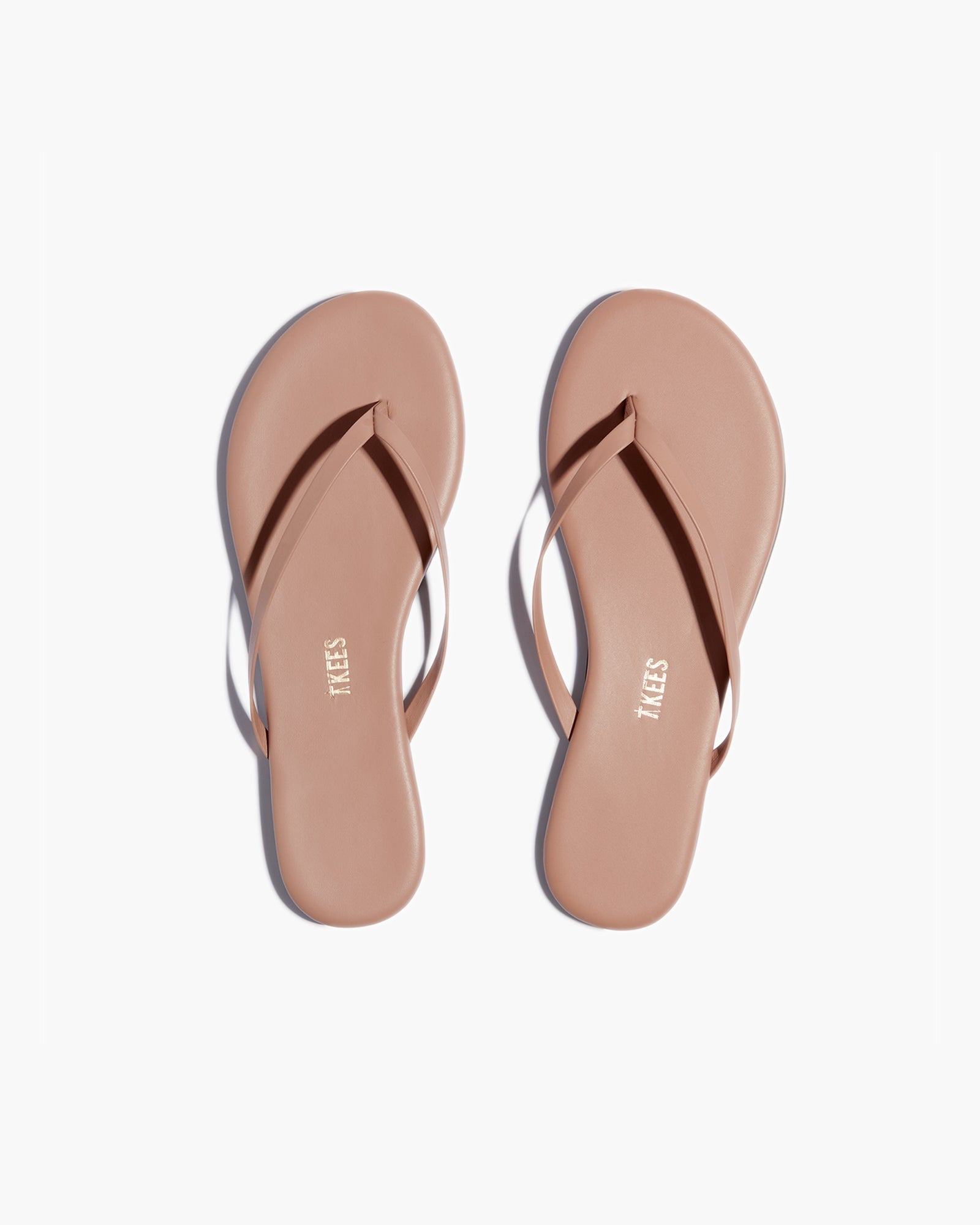 TKEES Lily Nudes Women's Flip Flops Pink | OWUTJV-875