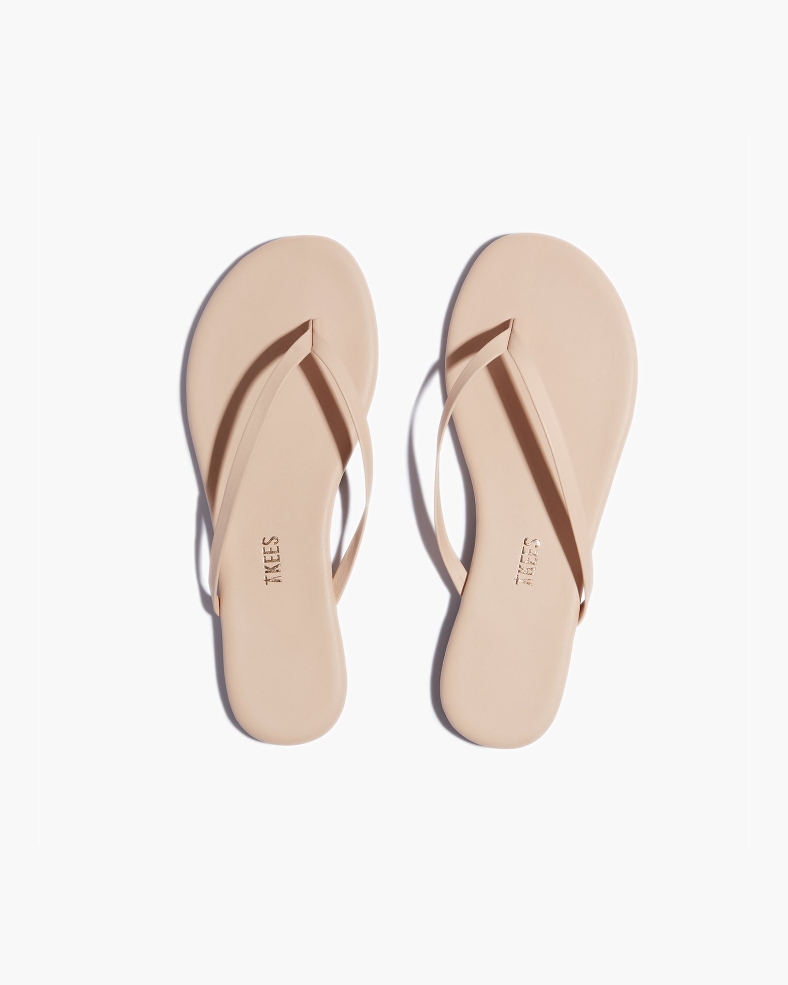 TKEES Lily Nudes Women's Flip Flops Rose | SLDZPF-520