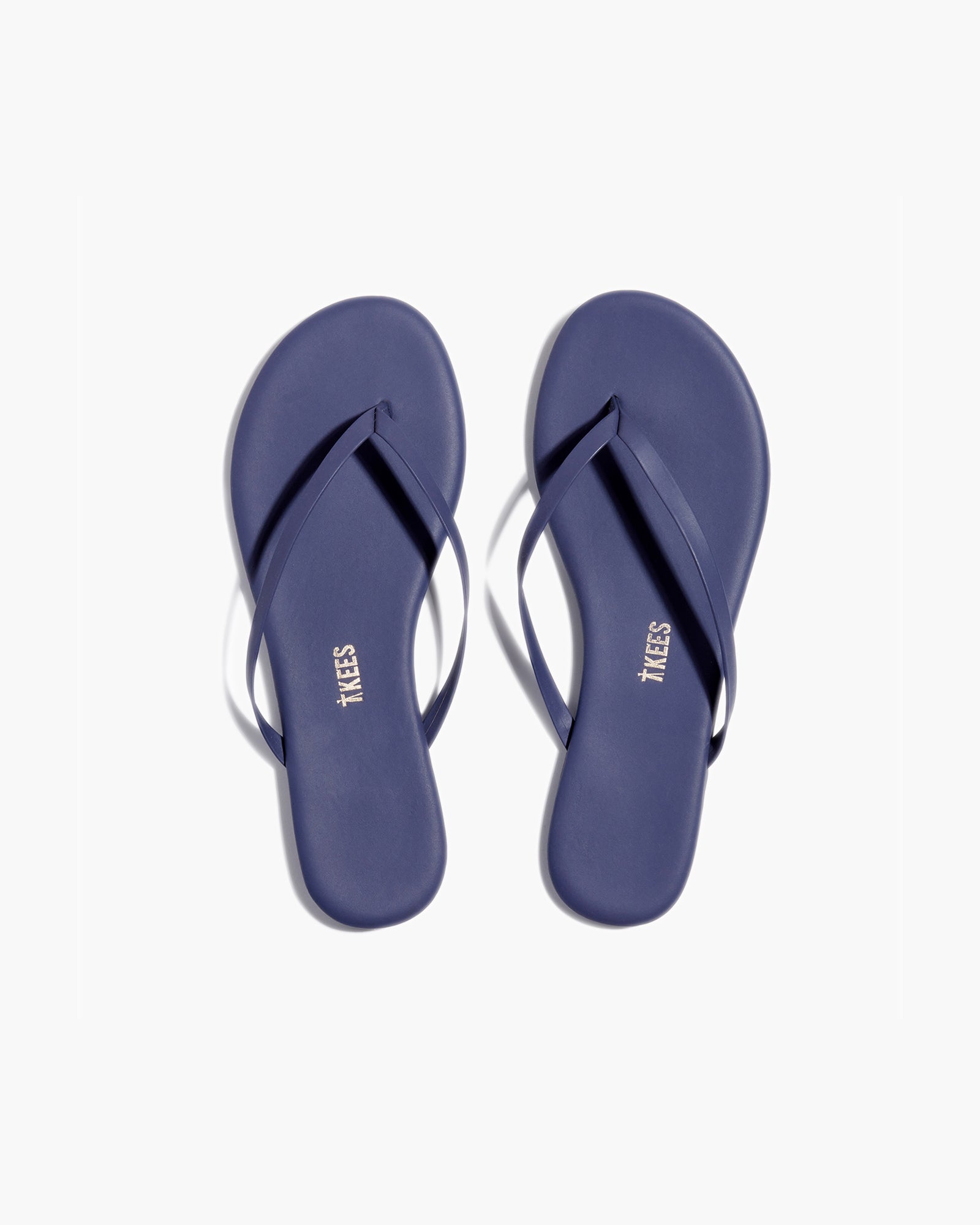 TKEES Lily Pigments Women's Flip Flops Blue | TNALEP-530