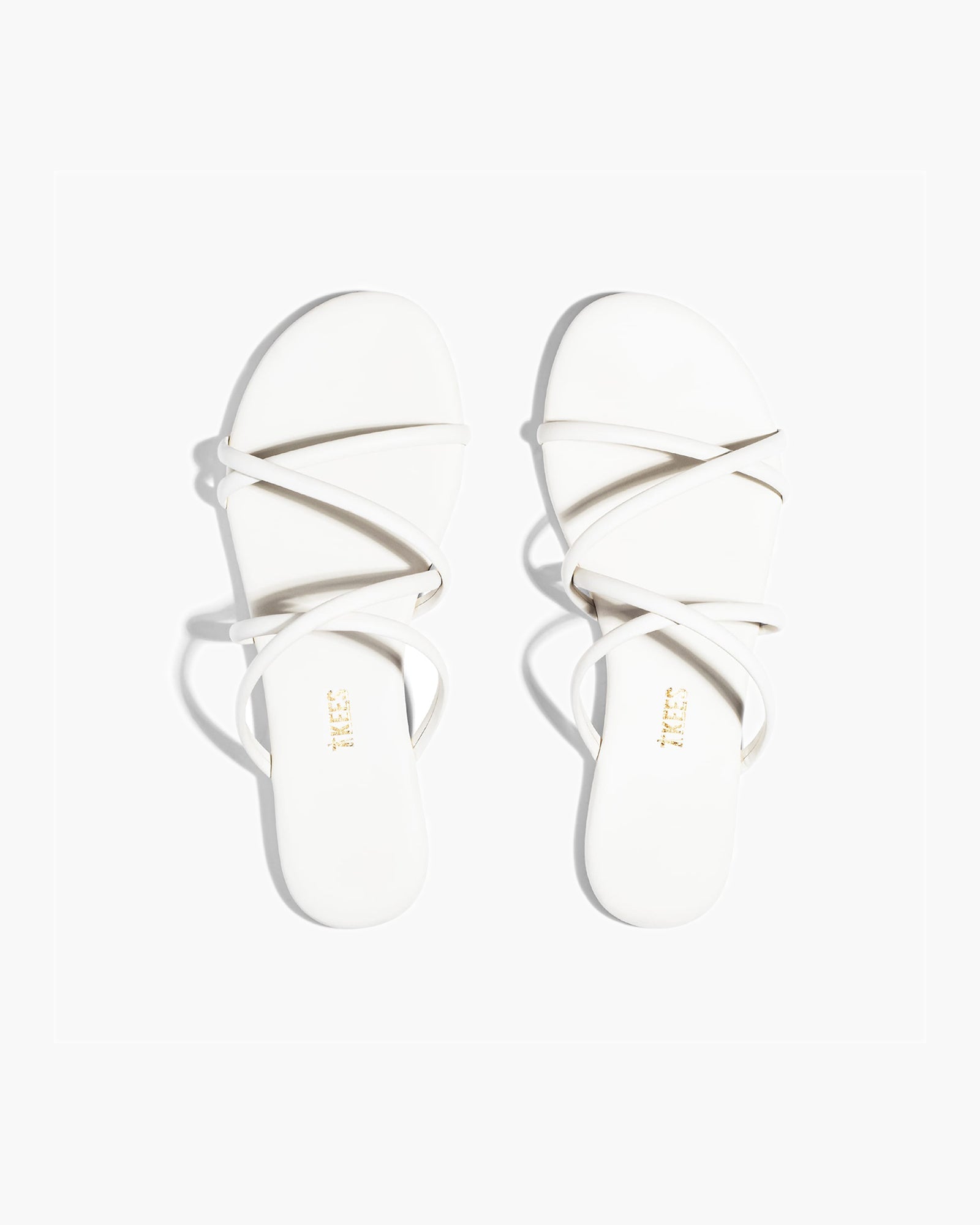 TKEES Sloane Women's Sandals Cream | TPKVGF-547