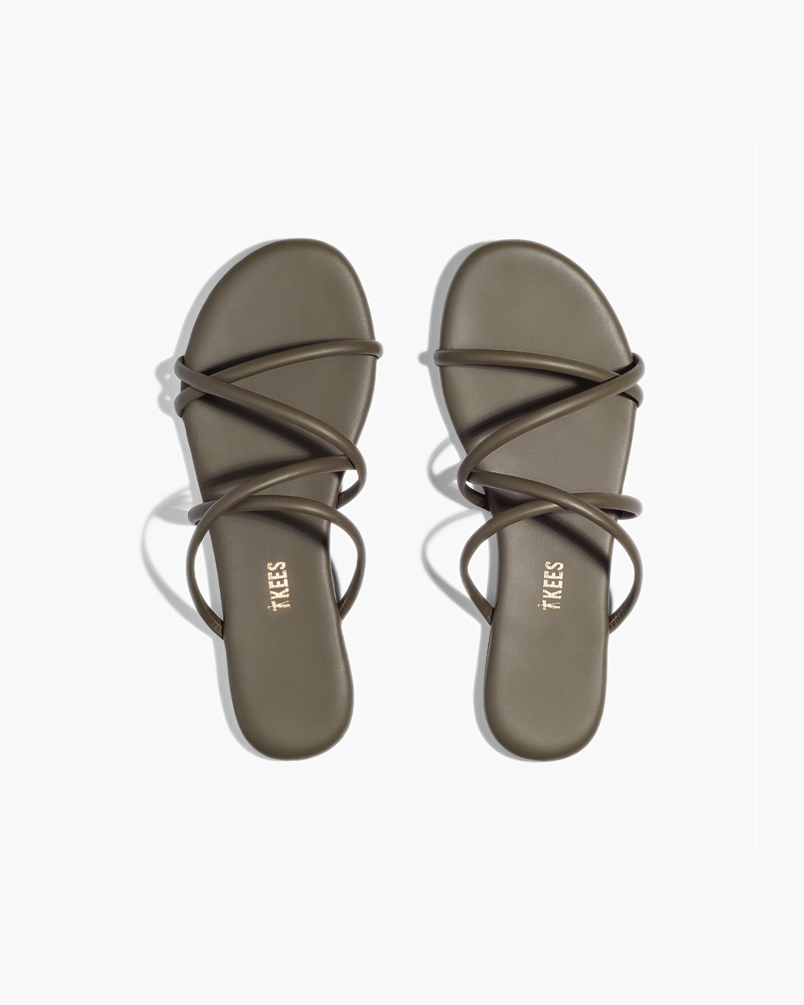 TKEES Sloane Women's Sandals Olive | SWCKYU-120