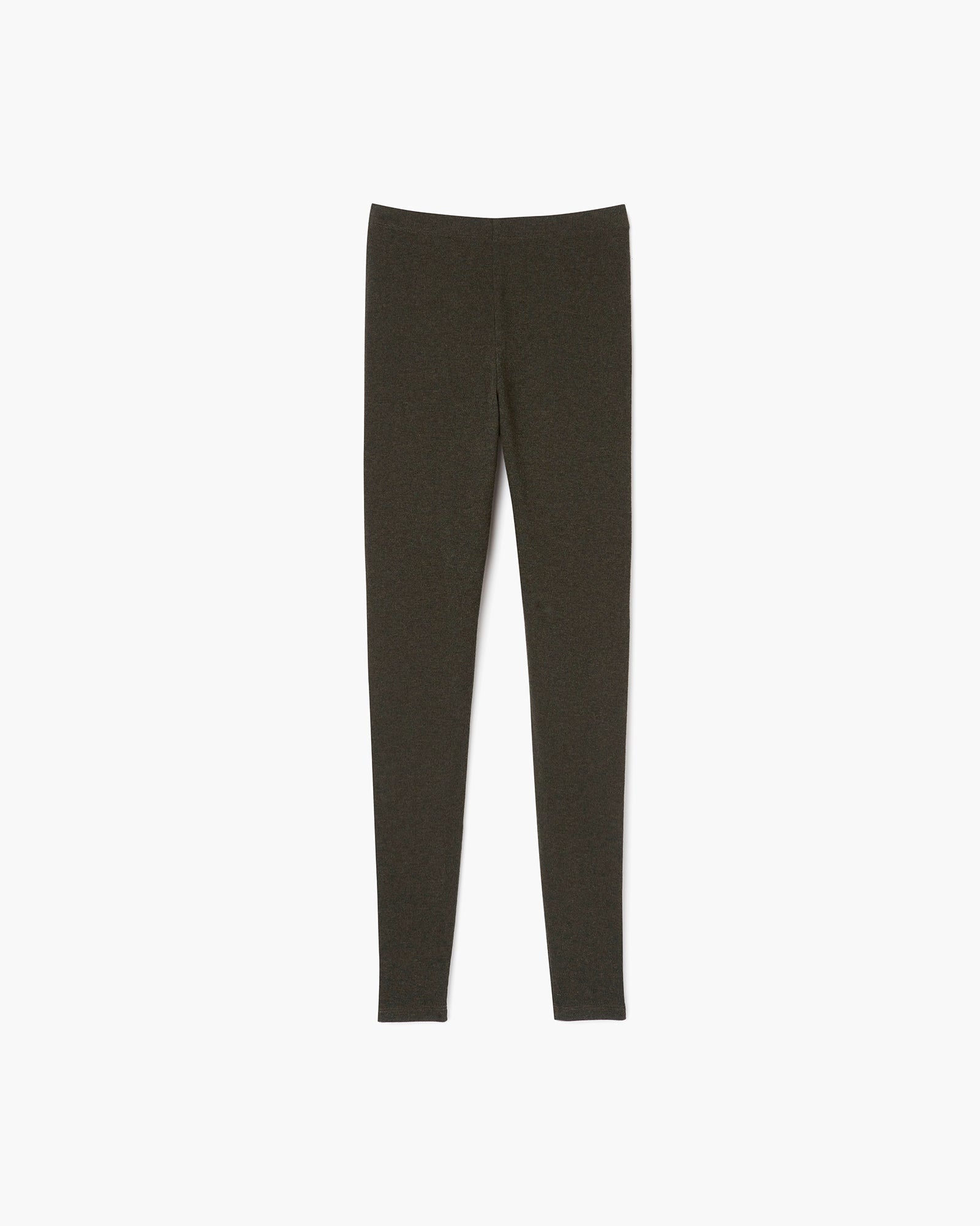 TKEES Super Rib Women's Leggings Black | EUCRYN-798