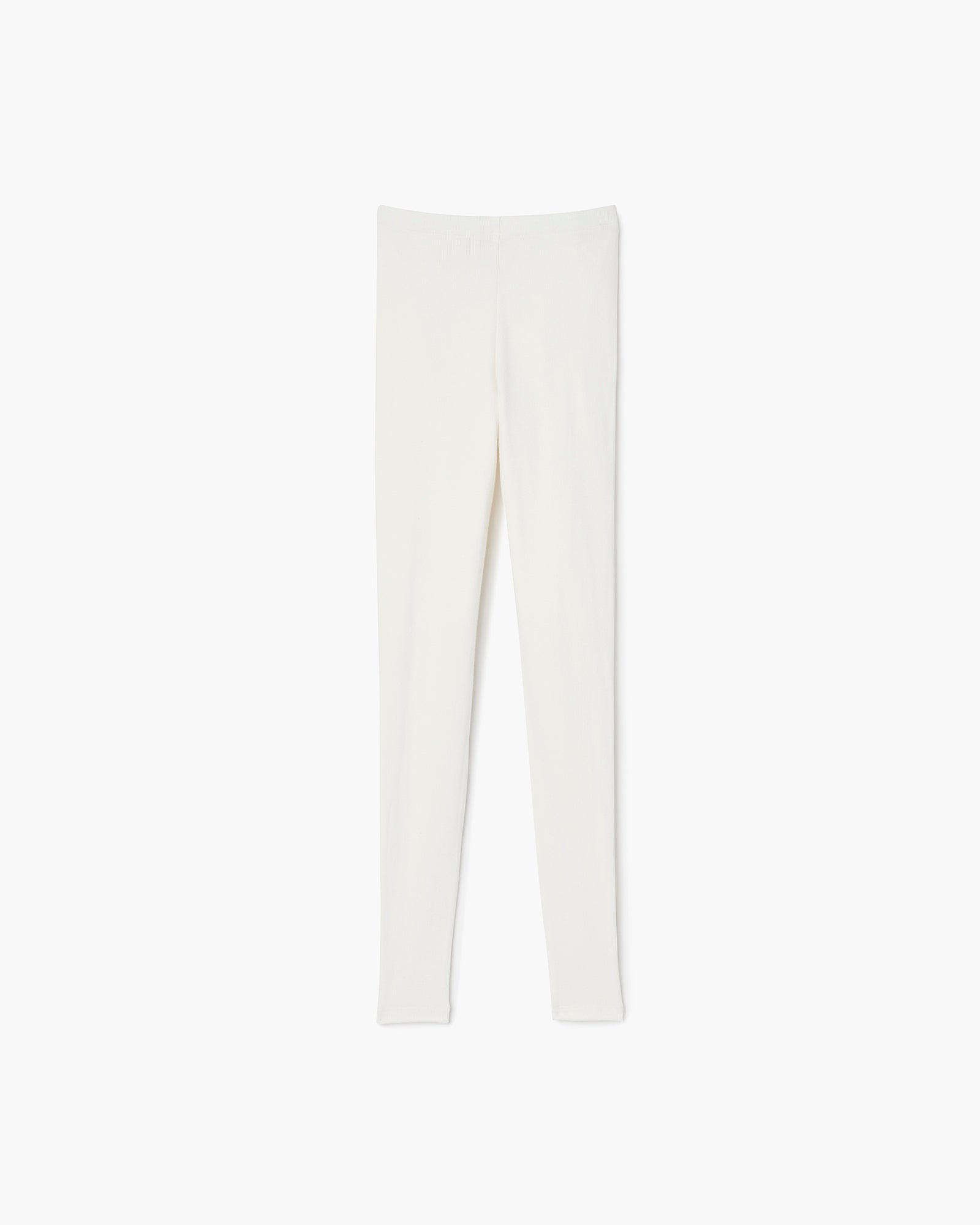 TKEES Super Rib Women's Leggings White | MDCIKP-298